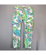 Lilly Pulitzer Kelly Skinny Ankle Pants Women's 8 White Toucan Print Tex... - €30,68 EUR