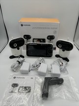 Motorola Baby Monitor PIP1610 HD 5&quot; WiFi Video Baby Monitor W/2 Cam 0R19... - $93.49