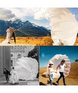 White Round Diameter 5.5m/18Ft Parachute Drag Parachute for Wedding Phot... - $168.00