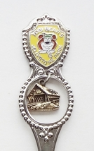 Collector Souvenir Spoon USA Indiana Yogi Bear&#39;s Jellystone Park Covered Bridge - £5.62 GBP