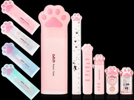 Featuring A Paw Ruler, Paw Pencil Case, Paw Pencil Sharpener, Paw Correction - £26.34 GBP