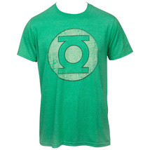 Green Lantern Symbol Distressed T-Shirt Green - £23.16 GBP+