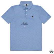 Collin Morikawa PGA Autographed Adidas Blue Polo Shirt UDA - £1,053.71 GBP