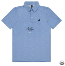 Collin Morikawa PGA Autographed Adidas Blue Polo Shirt UDA - $1,495.00