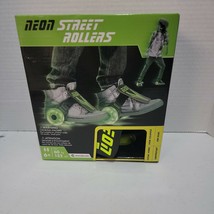 Neon Street Rollers Adjustable Strap On Roller Skates w/Light Up Wheels - £13.17 GBP