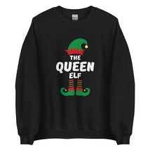 The Queen Elf Funny Christmas Sweatshirt| Matching Christmas Elf Group Gift Swea - £22.84 GBP+