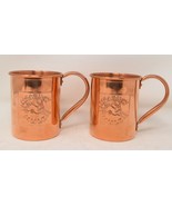 Two Moscow Mule Mugs Paycock Turkey Vintage Solid Copper - $66.88 CAD