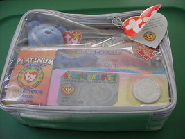 TY BEANIE BABIES COLLECTORS KIT 1999 PLATINUM BRAND NEW IN BOX FREE USA ... - £11.81 GBP