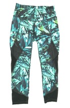 Athelta Leggings Teal Floral Print with Mesh Inserts Womens Size XXS - $44.99