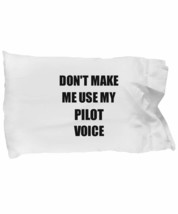 EzGift Pilot Pillowcase Coworker Gift Idea Funny Gag for Job Pillow Cover Case S - £17.03 GBP