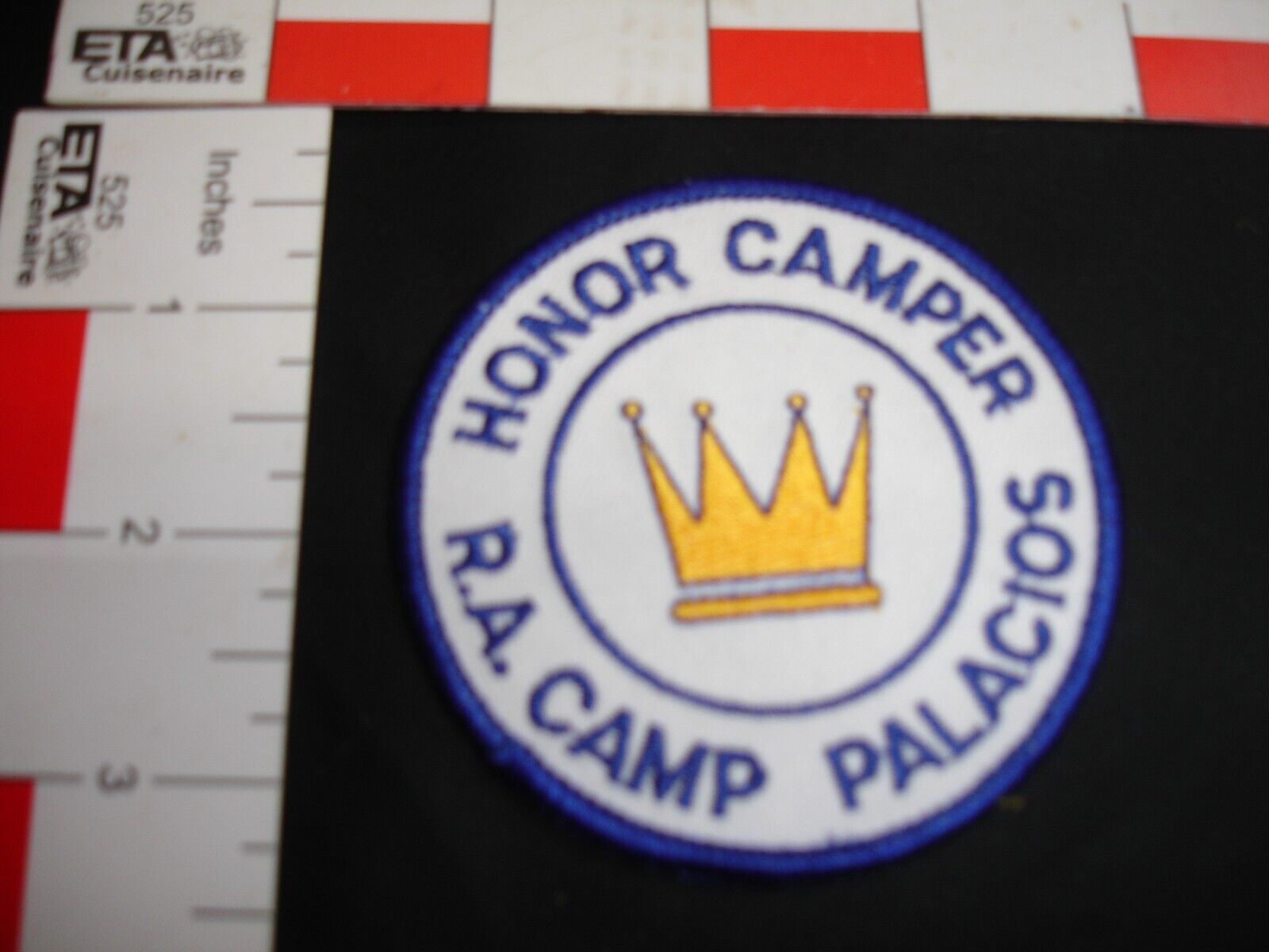 Honor Camper RA Camp Palacios vintage camping camp patch - $12.86