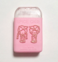 Patty＆Jimmy Spice Case Old Sanrio 1976&#39; Vintage Retro Appendix Of Sweets Pink - $43.01