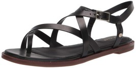 Cole Haan Women&#39;s Wilma Strappy Sandal Flat Black W22953 - £39.18 GBP