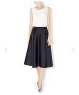 Hobbs Invitation Women’s Flared Beige Wool/Silk Lined Marigold Skirt Siz... - $1,413.49 MXN