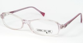 Look Occhiali 5001 C189 Transparent Clear Pink /RED Eyeglasses 50-13-130mm Italy - £42.39 GBP