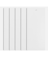 Vertical Blind Slats Vanes Replacement Blinds 82.5&quot; X 3.5&quot; White 5 PACK - $26.82 CAD