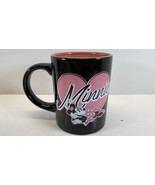 Disney Minnie Mouse Mug Black And Pink By Jerry Leigh - $13.82 CAD