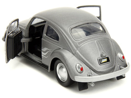 1959 Volkswagen Beetle Gray Metallic with Silver Flames and Boxing Gloves Access - £19.14 GBP