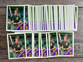 Lot (60) Mark McGwire 1988 Topps #580 &amp; OPC #394 Oakland Atheltics A&#39;s - £35.60 GBP