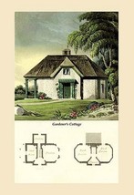 A Gardener&#39;s Cottage by J. B. Papworth - Art Print - £17.17 GBP+