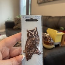 SIMPLICITY IRON ON Applique Owl On Branch 1.75&quot;W X 2.8&quot;H Super Detailed! - $7.70