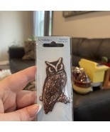 SIMPLICITY IRON ON Applique Owl On Branch 1.75&quot;W X 2.8&quot;H Super Detailed! - $146.35 MXN