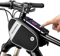 Rockbros Bike Front Frame/Handlebar Phone Mount Bag Top Tube Bike/Bicycle Bag - £33.17 GBP