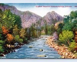 Rainbow Mountain Eldorado Springs Colorado CO UNP DB Postcard Q1 - £7.07 GBP