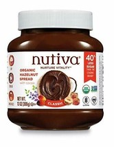 Nutiva Organic Hazelnut Spreads Classic Chocolate Hazelnut Spread 13 oz.... - $19.34