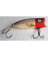Vintage HEDDON BABY LUCKY 13 Red Head w/ Silver Back Plastic Fishing Lure - €9,26 EUR