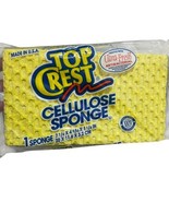 3 Top Crest Cellulose Sponge Ultra Fresh Antibacterial Yellow Vintage Ra... - $35.51 CAD