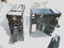 2 pc lot 15 AMP CIRCUIT BREAKERS AIRPAX UPG1-25775-6  ONAN 320-1320  NEW... - $37.07