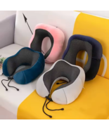 Memory Foam Travel Neck Pillow for Comfortable Airplane Sleep - $19.99