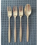 Dansk Designs IHQ Finland Variation VI 3 Dinner Forks 1 Tablespoon Stain... - £46.94 GBP