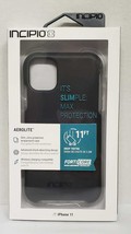 Incipio - Aerolite Case compatible with Apple iPhone 11 - Black/Clear - £11.45 GBP