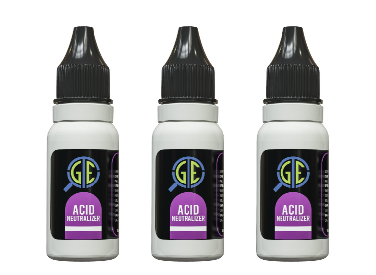 3 Gold Silver Test JSP Neutralizer 5ml Bottles Testing Solution Stone Cl... - $7.89