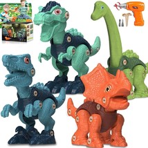 Dinosaur Toys for Kids 3-5| kids Toys with Electric Drill or Activity Play Mat - - £11.62 GBP