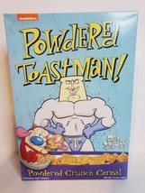 2022 Powdered Toast Man Ren &amp; Stimpy Powered Crunch Cereal 12.2 oz Full Box NEW - £14.14 GBP