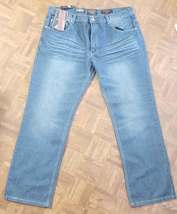 NEW Rock N Run classic CL9526W slim straight denim jeans pants size 40x3... - $14.95