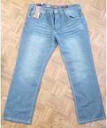 NEW Rock N Run classic CL9526W slim straight denim jeans pants size 40x3... - $14.95