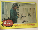 Vintage Star Wars Trading Card Yellow 1977 #146 Luke Skywalker Aunt Prep... - $2.48