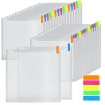 36Pcs Scrapbook Paper Storage Organizer 12 X 12 Inch Clear Scrapbook Paper Organ - £34.17 GBP