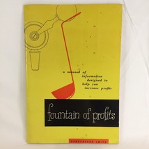 1952 Fountain Of Profits Ice Cream Recipes Sales Hungerford Smith  Paper... - $49.48