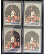 Lot of (4) 1990-91 NBA Hoops #223 Sam Vincent w/ Michael Jordan Jersey #12 - £17.57 GBP