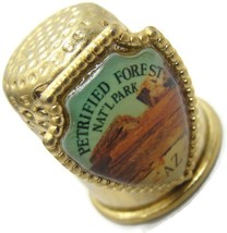 Petrified Forest National Park Metal Thimble Vintage Arizona - £16.60 GBP