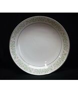 Springtime by Taihei 7-5/8" Coupe Soup Bowl Pink &amp; Blue Flower Green Lea... - $19.79