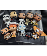 Funko Pop Lot Of 10 LOOSE STAR WARS + OTHER Funko Bobblehead &amp;OTHER FIGURES - £34.92 GBP