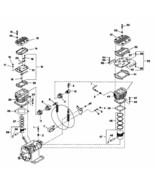 Ingersoll Rand Model 242 Type 30 replacement Intercooler Tube Assembly 3... - $155.00