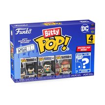 Funko Bitty Pop! DC Mini Collectible Toys 4-Pack - Batman, Robin, Scarec... - $21.73
