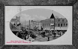 Main Street from Southern Pacific Depot Medford Oregon 1910c postcard - £5.92 GBP